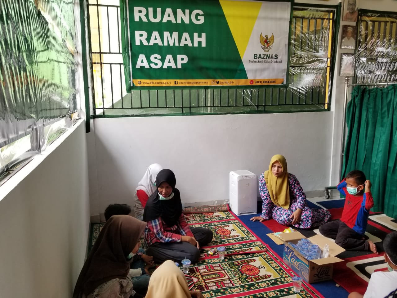 BAZNAS Buka Ruang Ramah Asap Layani Masyarakat Terdampak BAZNAS