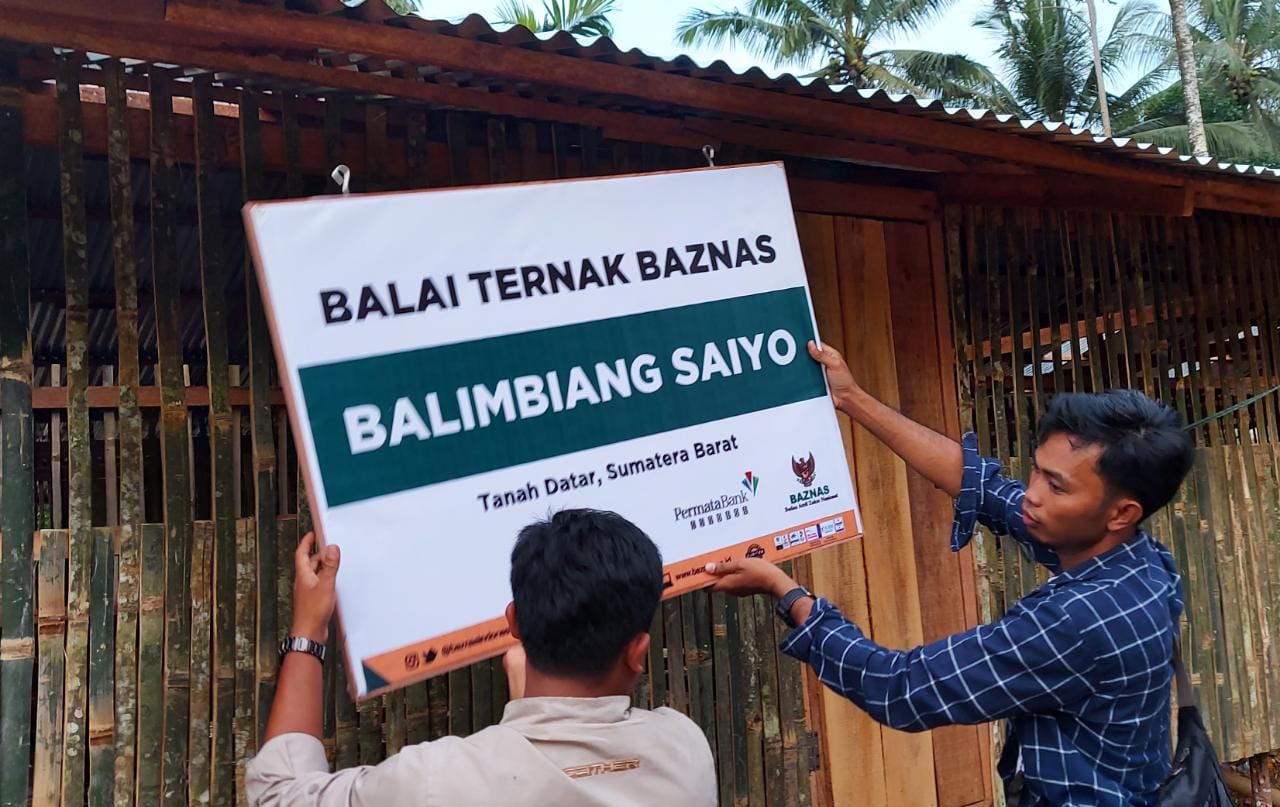BAZNAS dan Bank Permata Syariah Luncurkan Balai Ternak Kabupaten Tanah Datar