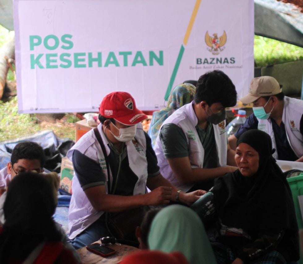 BAZNAS Dirikan Pos Layanan Kesehatan Bantu Warga Terdampak Gempa Cianjur