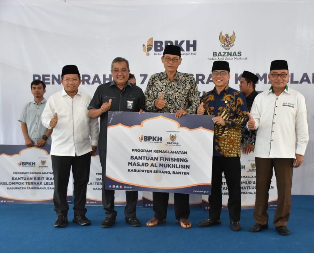 BPKH Bersama BAZNAS Salurkan Tujuh Bantuan Program Kemaslahatan di Provinsi Banten