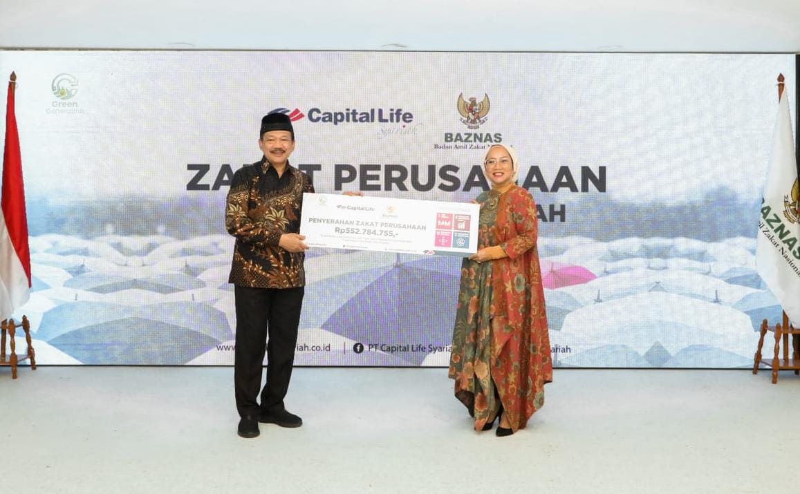 Perkuat Program Pengentasan Kemiskinan, PT Capital Life Syariah Salurkan Zakat Perusahaan Melalui BAZNAS