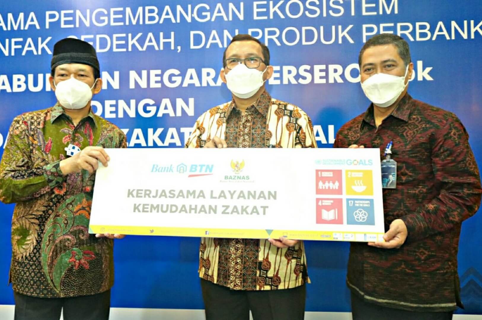 Banas Dan Btn Syariah Kerjasama Kemudahan Layanan Zakat Baznas