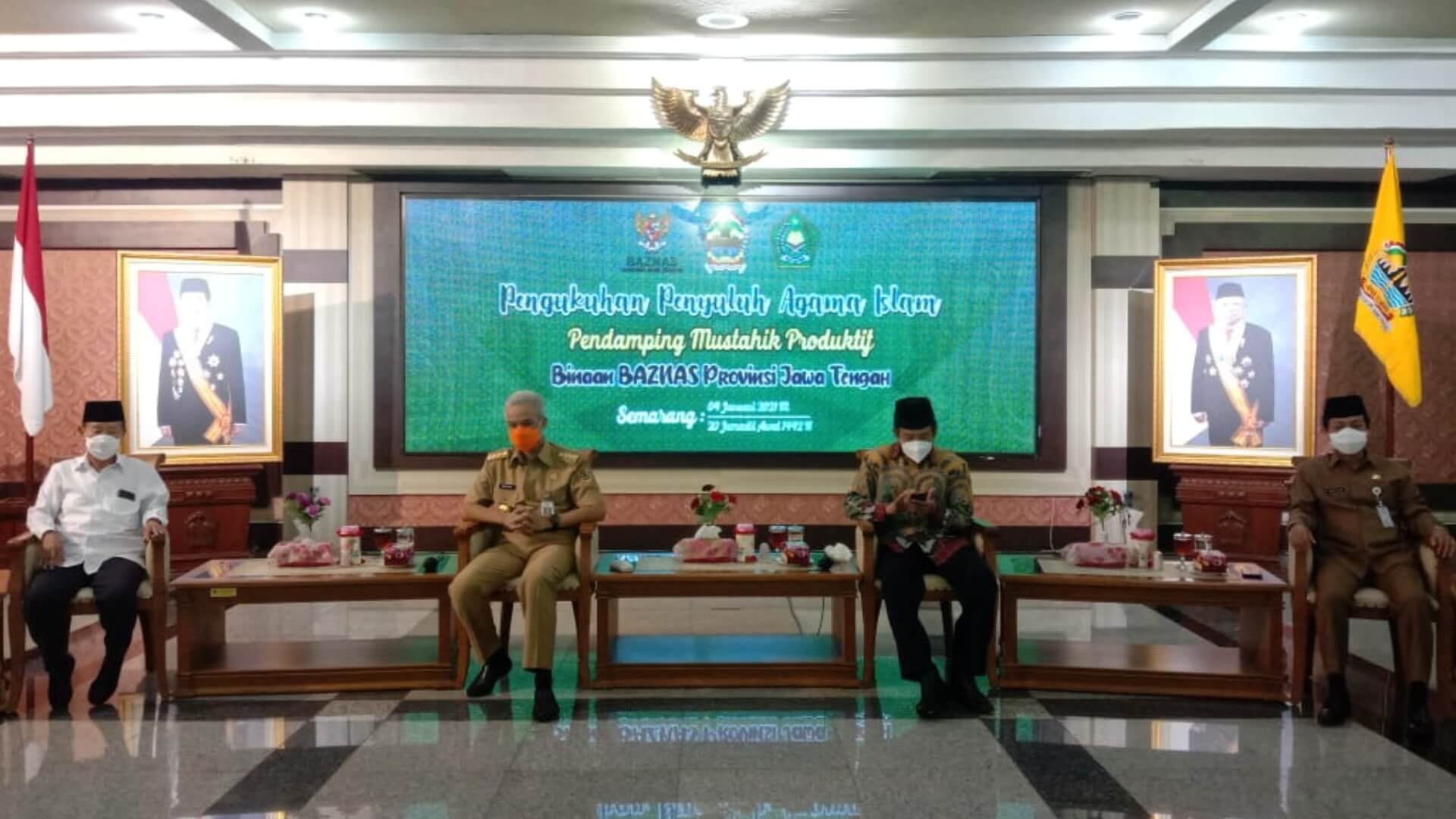Noor Achmad Menghadiri Kegiatan Pengukuhan Penyuluh Agama Islam sebagai Pendamping Mustahik Binaan BAZNAS Provinsi Jawa Tengah