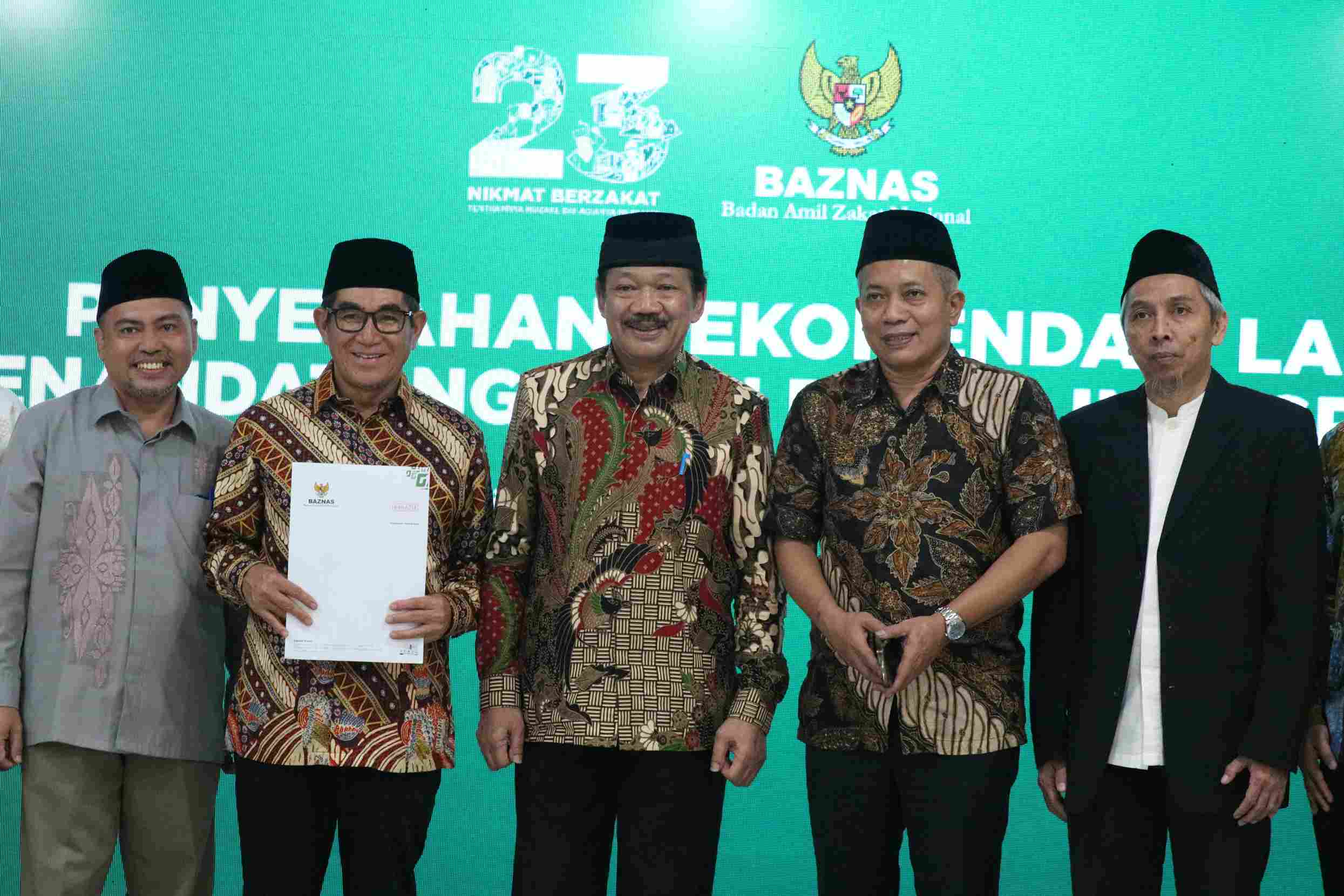 BAZNAS Serahkan Rekomendasi LAZ Pada Yayasan Syarikat Islam - BAZNAS