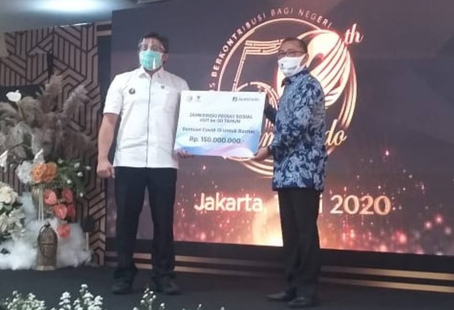 PT. Jamkrindo Gandeng BAZNAS Bantu Masyarakat Terdampak Covid-19
